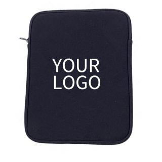 Custom 13" Laptop Tablet Sleeve Bag with Impact Buffer Points Neoprene Protective Bags Zippered Case
