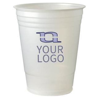 Custom 16 oz. Plastic Water Cups Party Cup Take Out Tumblers for Iced Cold Drink Promotion