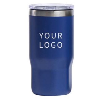 Custom 16oz Stainless Steel Tumbler Travel Coffee Mug Vacuum Insulated Multi-functional Cup with Two Lid