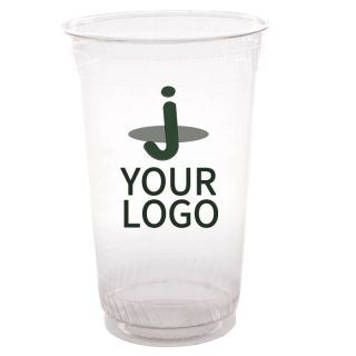 Custom 20oz. Plastic Translucent Cups Coffee Cup Disposable Tall Tumblers for Cold Drinks