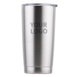 Custom 20oz Stainless Steel Tumbler Sustainable Coffee Mug Insulated Cup for Office School Travel