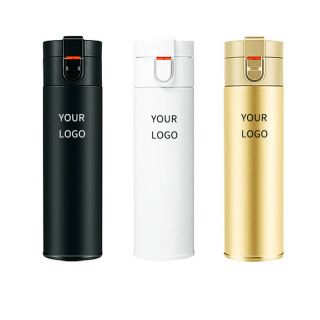 Custom 18/8 304 Stainless Steel Water Bottle 16oz Thermal Drink Bottle Vacuum Insulated Thermos Flask