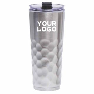Custom 30oz Stainless Steel Coffee Mug Insulated Tumbler Reusable Bottle Travel Cup with Dimpled Grain 