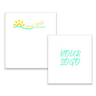 Custom 50 Sheets Promotional Memo Stickers Office Adhesive Notepads