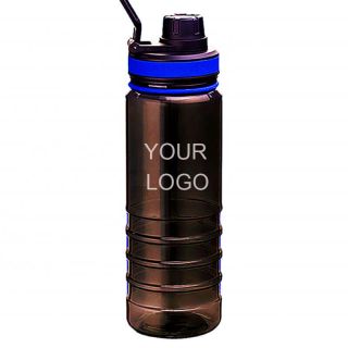 Custom 750ml Capacity Clear Drinking Plastic Water Bottle Sports Bottles for Gym Fitness Travel
