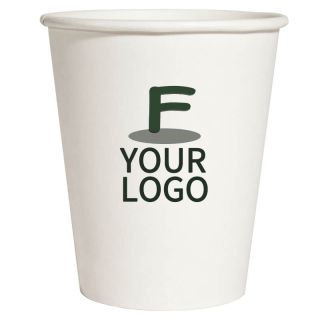 Custom 8oz. Paper Water Cups Party Hot Cup Clear Juice Tumblers for Promotion Events