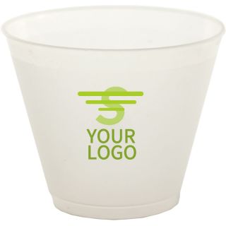 Custom 9oz. Plastic Coffee Cups Translucent Tumblers Take Out Container for Iced Cold Drink