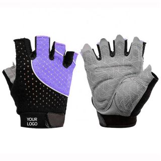 Custom Anti Slip Training Gym Gloves Weight Lifting Half Finger Workout Gloves