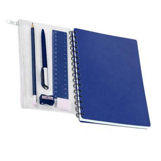 Custom Wholesale Student Notebooks With Paper Cover Stationery Set Spiral Notebook