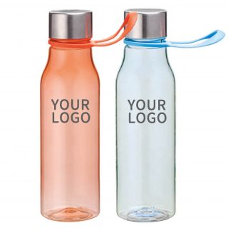 Custom BPA Free Water Bottle Reusable Sports Travel Plastic Bottle with Carrying Handle