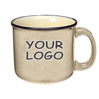 Custom Ceramic Coffee Mugs 12 Ounces Speckle Mugs Bistro Tea Cup  