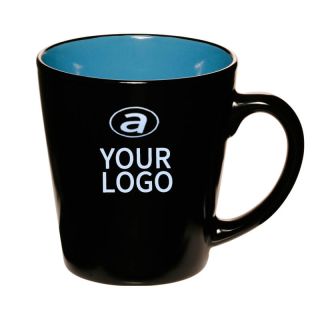 Custom Ceramic Coffee Mugs 12 Ounces Travel Mugs Tea Cup with Double Color