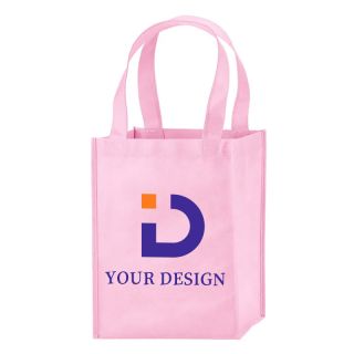 Custom Colorful Non-Woven Mini Tote Bag 12"H x 9" W