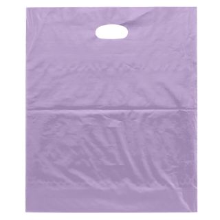 Custom Die Cut Plastic Bag 15W x 18H Bulk Shopping Gift Bags for Boutique Retail Stores