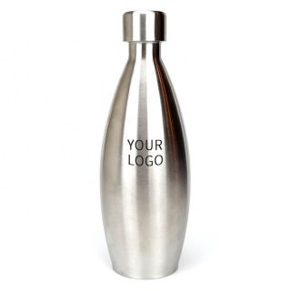 Custom Double Wall 304 Stainless Steel Insulated Bottle 30oz Large Capacity Bowling Shape Vacuum Flask
