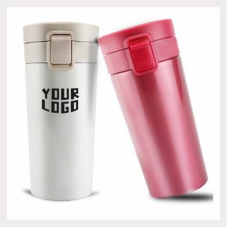 Custom Dual Wall 304 Stainless Steel Water Bottle Vacuum Insulated Leak-proof Coffee Mug Business Cups