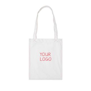 Custom Durable 100% Cotton 9.84"W x 12.60"H Shopping Bags Recycled Grocery Tote Bag for Promotion Daily