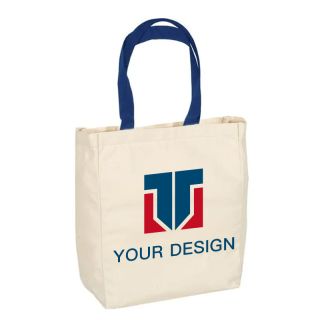 Custom  Eco-Friendly Give Away Cotton Canvas Totes 14" H x 11" W