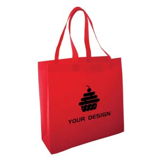 Custom Eco-Friendly Non-Woven Tote with Reinforced Seams 15"H x 16" W