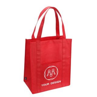 Custom Eco-Friendly Sunray RPET Reusable Shopping Bag 15"H x 13" W