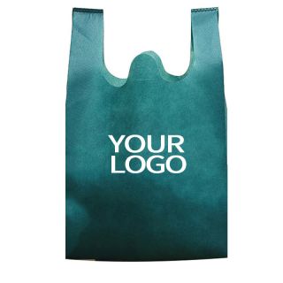 Custom Eco-friendly T-shirt 12"W x 23"H Shopping Bag for Grocery Vegetable Fruit Reusable Rip-stop Tote
