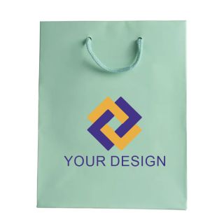 Custom Elegant Matte Laminated Euro Tote Bag 10"H x 8" W x 4" D