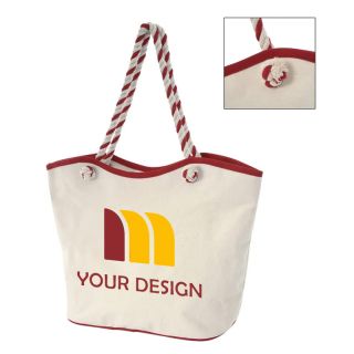 Custom Fashionable Laminated Cotton Tote Bag 14.5" H x 20.5" W