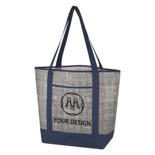 Custom Fashionable Non-Woven Tote Bag 13.75"H x 17.25"W