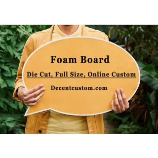 Custom Foam Boards Full Size 4"-100" Die Cut  Buy More Save More