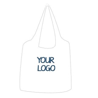Custom Foldable Polyester 18.11" x 13.78" Shopping Tote Eco-Friendly Recycled Grocery Bag Spare Bags for Travel