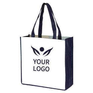 Custom Full Color 13W x 13H Non-woven Gift Tote Reusable Shopping Bag Grocery Bags