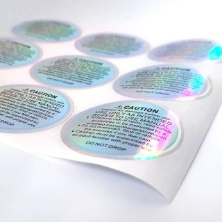 Holographic Stickers on Sheet