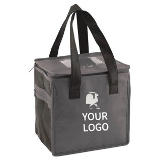 Custom Insulated Lunch 8W x 8.5H Bag Reusable Outdoor Picnic Takeout Bag