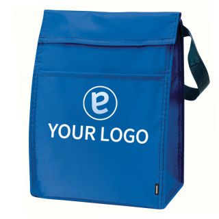 Custom Insulated Velcro 7.5W x 9.5H Lunch Cooler Tote Takeout Bag Grocery Bags for Picnic Travel Party