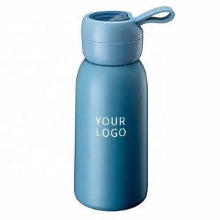 Custom Insulated Water Bottle Portable Thermos 304 18/8 Stainless Steel Vacuum Flask with Handle