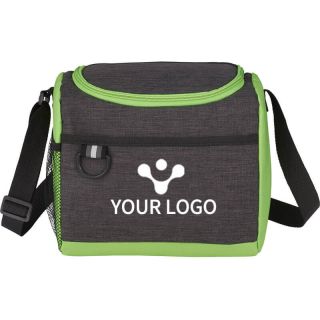 Custom Insulated Zippered 6W x 8.5H Lunch Cooler Tote Takeout Bag Grocery Bags for Picnic Travel Party