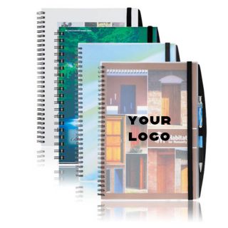 Custom Journal Books Large Spiral Notebooks with A Pen for Office School Home