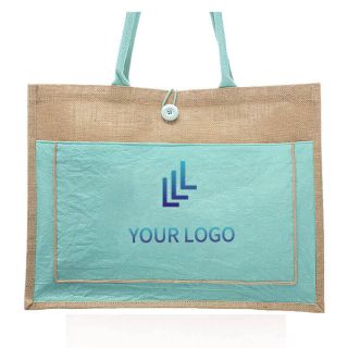 Custom Non-woven Shopping Bags 17.75W x 13.75H Casual Daily Tote Handbag