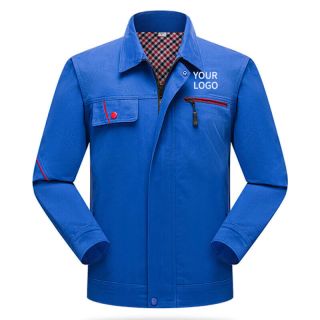 Custom Labor Work Suit Cotton Work Wear Long Sleeve Uniform for Autumn Winter