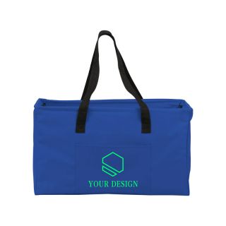Custom Large Utility Polyester Tote Bag 12"H x 20.5" W