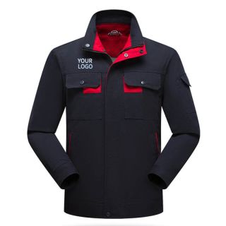 Custom Long Sleeve Turndown Jacket Winter Work Wear Labor Worker Uniform Labour Coat