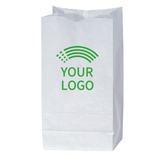 Custom Lunch Bags 3.5 x 6.5 inch Kraft Paper Shopping Retail Gift Bag