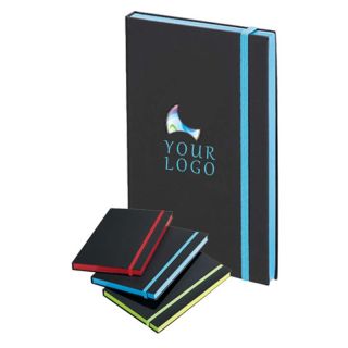 Custom Luxury Matching Color Notebooks Journal with Elastic Closure for Office School