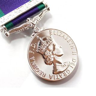 Custom Memorial Medal 2.5 in. General Service Medal Military Medal Northern Ireland Medal