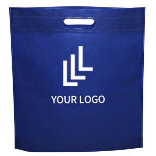 Custom Non-woven 15W x 16H Bag Die Cut Tote Reusable Gift Bags Shopping Grocery Bag
