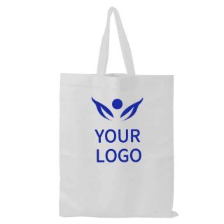 Custom Non-woven 13W x 17.25H Gift Tote Reusable Shopping Bag Grocery Bags