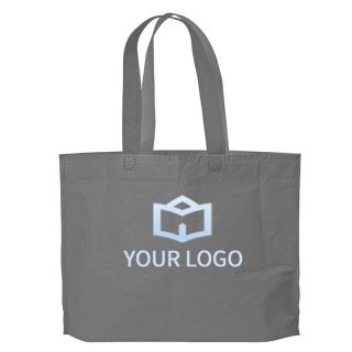 Custom Non-woven 20W x 15H Shopping Bag Retail Tote Grocery Gift Bags 