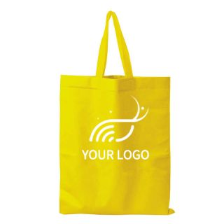 Custom Non-woven 7W x11H Shopping Bag Reusable Grocery Retail Bags