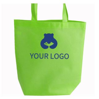 Custom Non-woven Shopping Bags 14W x 15H Reusable Grocery Gift Tote Merchandise Bag