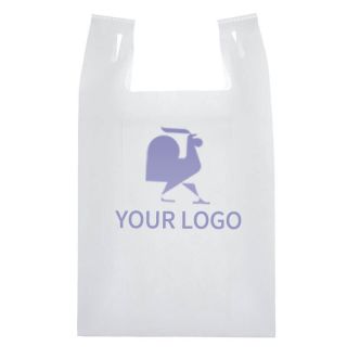 Custom Non-woven Shopping Bags 11W x 19.5H Reusable Grocery Tote Picnic Merchandise Bag